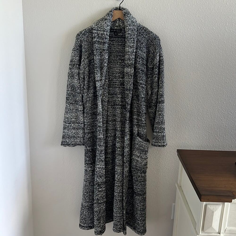 Barefoot Dreams CozyChic Adult Robe Gray Size 1 (Small)